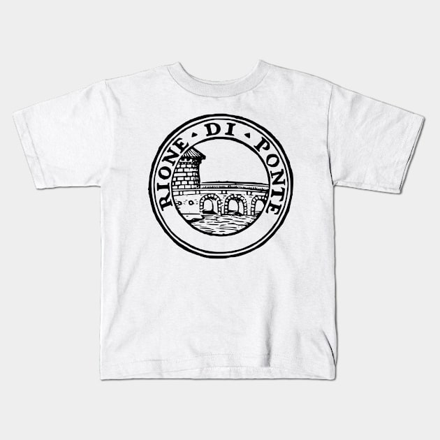 Rione Ponte b-text Kids T-Shirt by NextStop